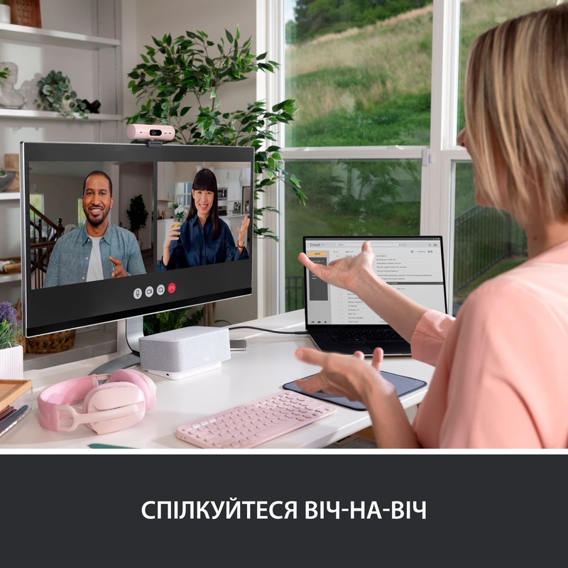 Камера для стриминга Logitech BRIO 500 (Rose) L960-001421 фото