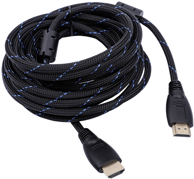 Кабель HDMI-HDMI Q.Energy 5m V2.0 (Black) фото