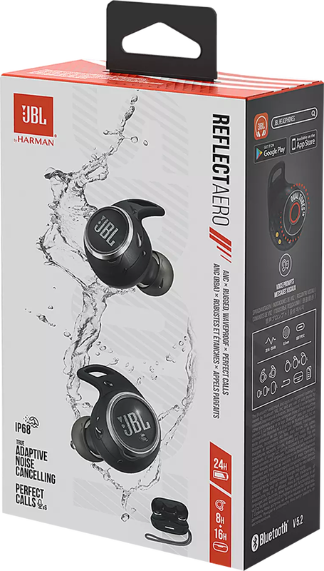 Навушники JBL Reflect Aero TWS (Black) JBLREFLECTAEROBLK - фото - №10