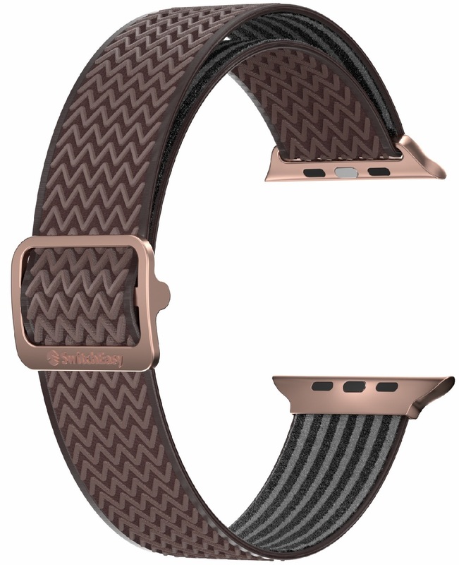 Ремінець For Apple Watch 38/40/41mm SwitchEasy Wave Elastic Nylon Watch Loop (Bronze) фото