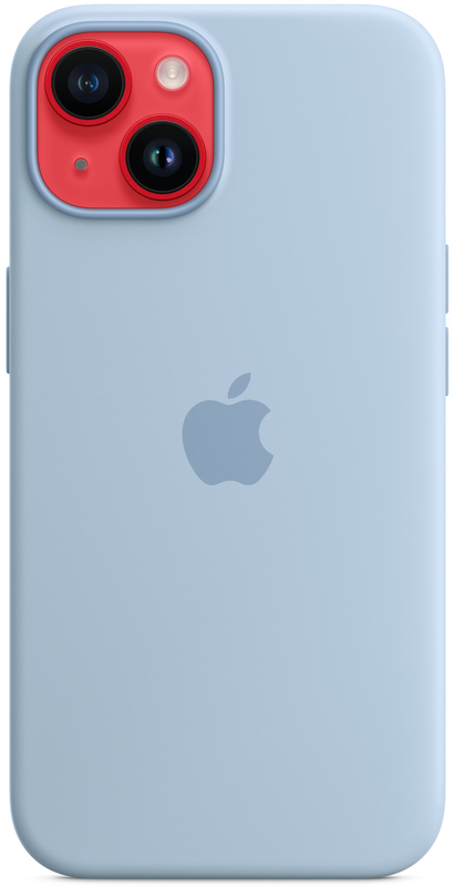 Чохол Apple Silicone Case with MagSafe (Sky) MQU93ZE/A для iPhone 14 - фото - №0
