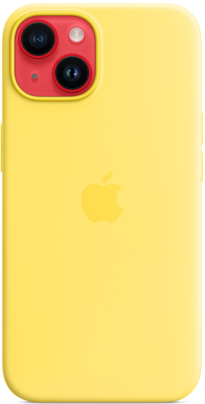 Чохол Apple Silicone Case with MagSafe (Canary Yellow) MQU73ZE/A для iPhone 14 фото
