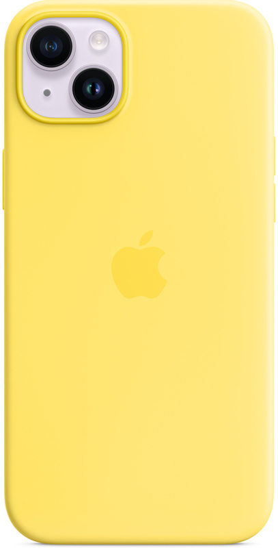 Чохол Apple Silicone Case with MagSafe (Canary Yellow) MQUC3ZE/A для iPhone 14 Plus фото