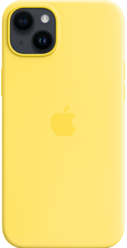 Чохол Apple Silicone Case with MagSafe (Canary Yellow) MQUC3ZE/A для iPhone 14 Plus фото