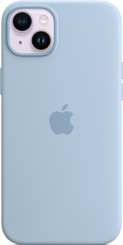 Чохол Apple Silicone Case with MagSafe (Sky) MQUE3ZE/A для iPhone 14 Plus - фото - №0