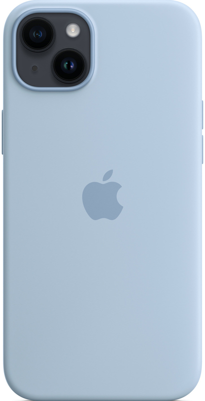 Чохол Apple Silicone Case with MagSafe (Sky) MQUE3ZE/A для iPhone 14 Plus - фото - №2