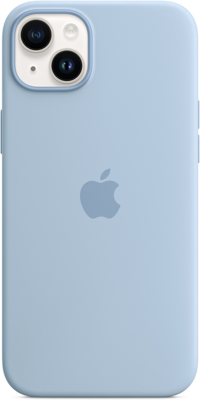 Чохол Apple Silicone Case with MagSafe (Sky) MQUE3ZE/A для iPhone 14 Plus - фото - №3