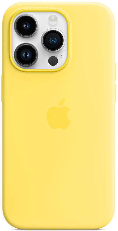 Чохол Apple Silicone Case with MagSafe (Canary Yellow) MQUG3ZE/A для iPhone 14 Pro фото