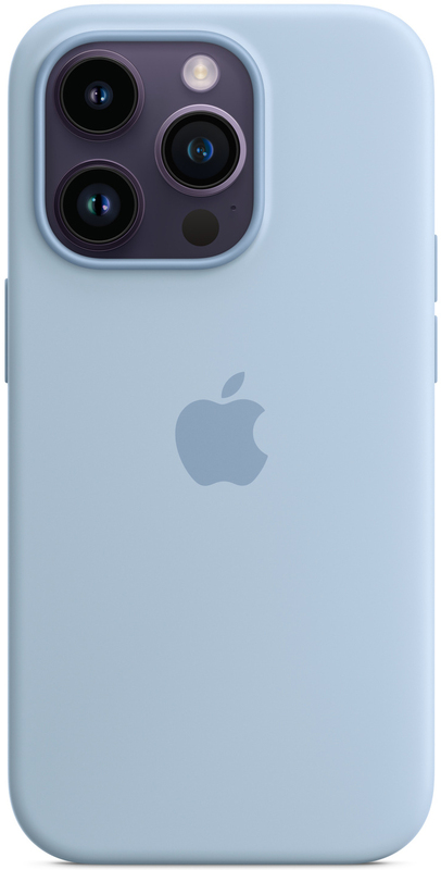 Чохол Apple Silicone Case with MagSafe (Sky) MQUJ3ZE/A для iPhone 14 Pro - фото - №2