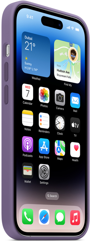 Чохол Apple Silicone Case with MagSafe (Iris) MQUK3ZE/A для iPhone 14 Pro - фото - №5