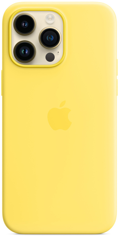Чохол Apple Silicone Case with MagSafe (Canary Yellow) MQUL3ZE/A для iPhone 14 Pro Max фото