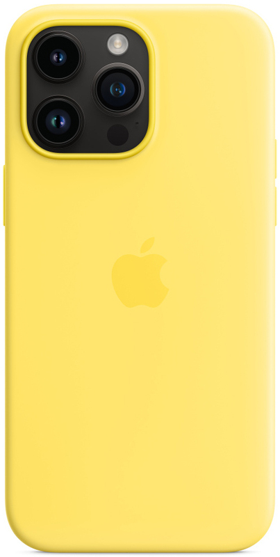 Чохол Apple Silicone Case with MagSafe (Canary Yellow) MQUL3ZE/A для iPhone 14 Pro Max фото