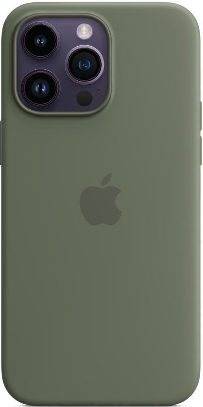 Чохол Apple Silicone Case with MagSafe (Olive) MQUN3ZE/A для iPhone 14 Pro Max фото