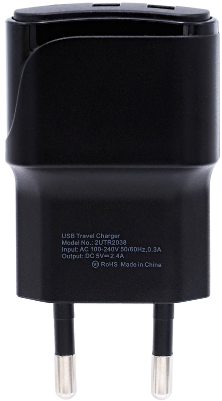 Ун. МЗП Q.Energy 2UTR2038 2x USB-A 2.4A (Black) фото