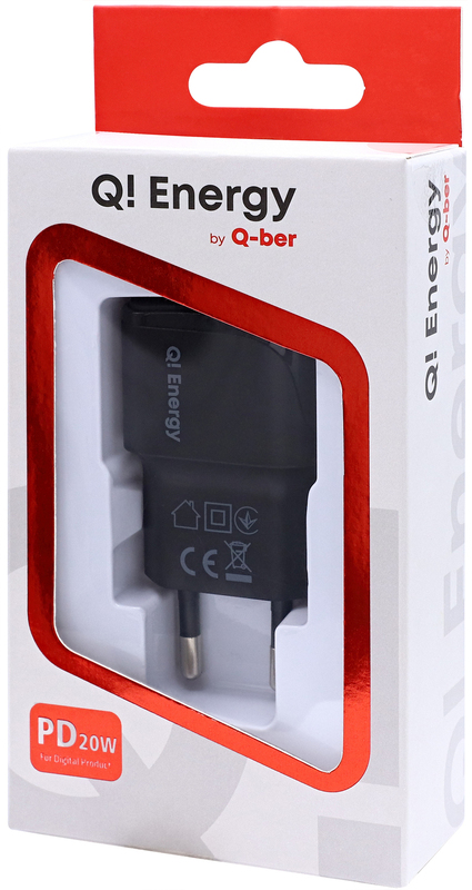 Ун. МЗП Q.Energy 2UTR2038-QP USB-A + USB-C max 20W (Black) фото