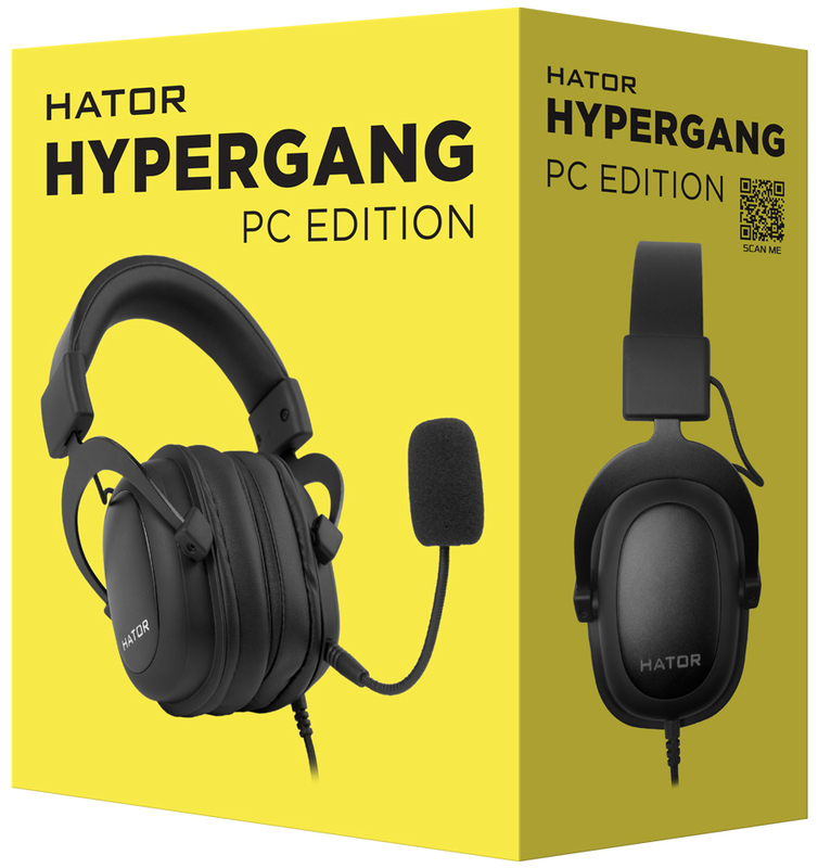 Гарнитура игровая HATOR Hypergang PC Edition HTA-805 (Black) фото
