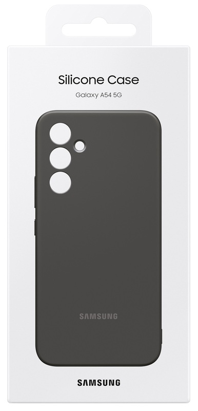 Чохол для Samsung A54 Silicone Case (Black) фото