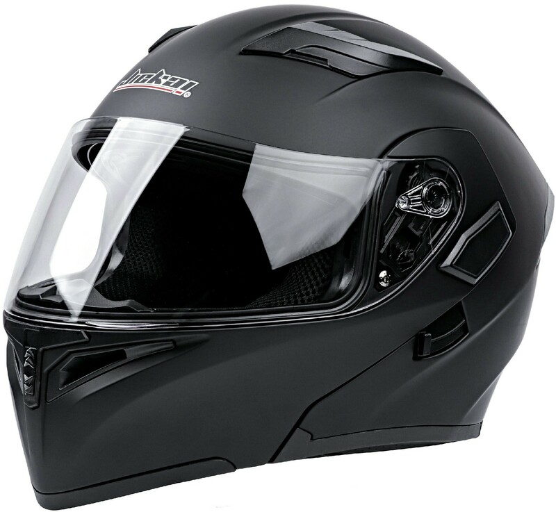 Шолом модуляр Jiekai JK-902 (Black Matte) Size L - фото - №0