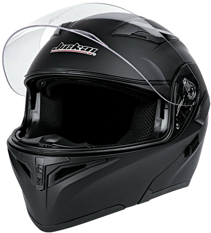 Шолом модуляр Jiekai JK-902 (Black Matte) Size L - фото - №1