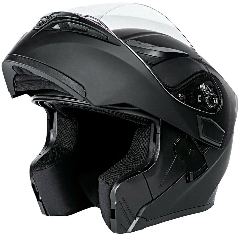 Шолом модуляр Jiekai JK-902 (Black Matte) Size L - фото - №10