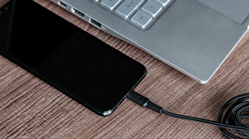 Кабель USB - microUSB Q.Energy 1.2m плетений (Black) фото