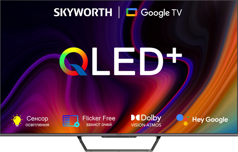 Телевізор Skyworth 55" QLED 4K (55Q3B) фото