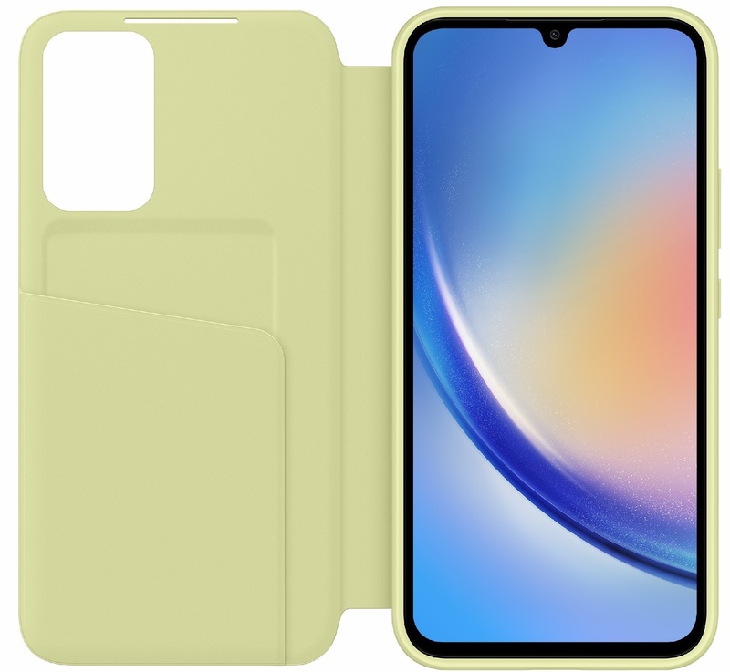Чохол для Samsung A34 Smart View Wallet Case (Lime) - фото - №2
