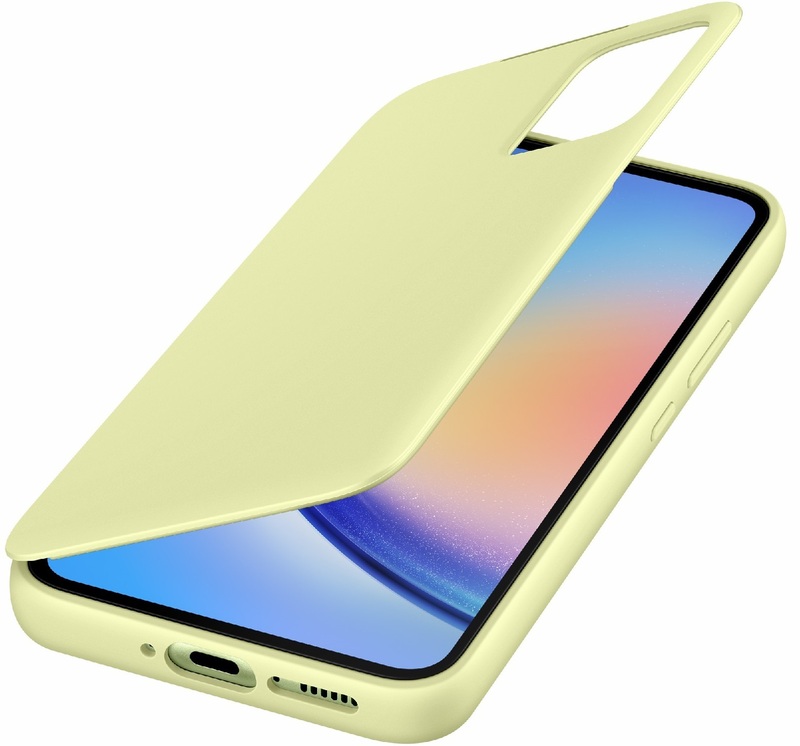 Чехол для Samsung A34 Smart View Wallet Case (Lime) фото