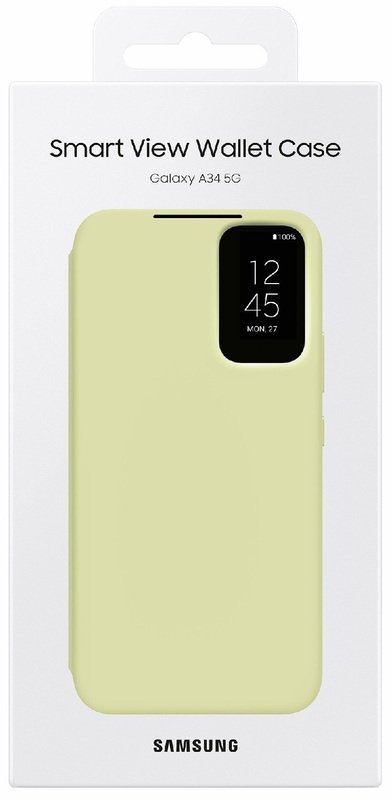 Чехол для Samsung A34 Smart View Wallet Case (Lime) фото