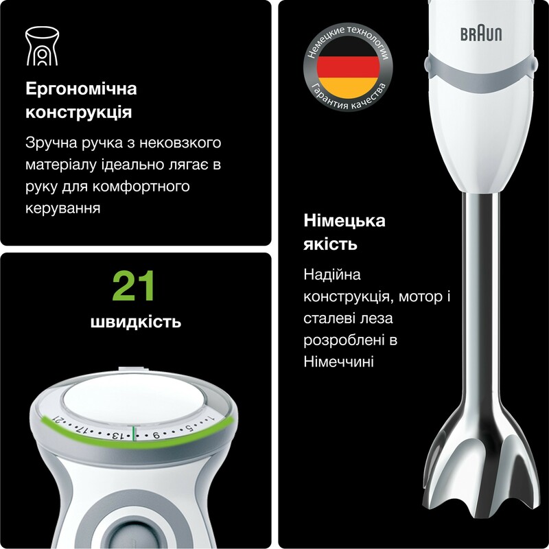 Блендер BRAUN MQ 5245 WH - фото - №4