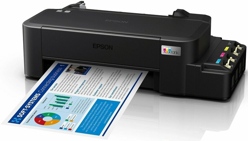 Принтер ink color A4 Epson EcoTank L121 9_4 ppm USB 4 inks (C11CD76414) фото