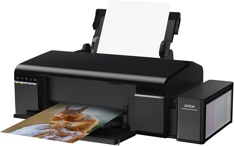 Принтер ink color A4 Epson EcoTank L805 37_38 ppm USB Wi-Fi 6 inks (C11CE86403) - фото - №2