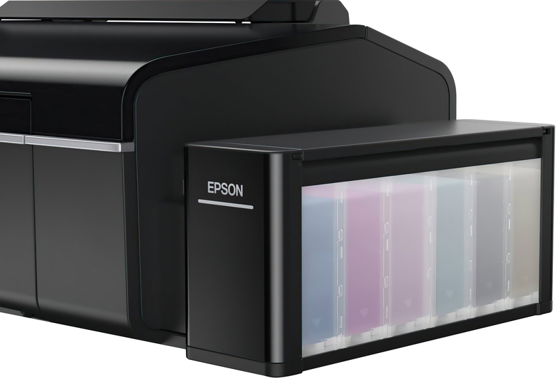 Принтер ink color A4 Epson EcoTank L805 37_38 ppm USB Wi-Fi 6 inks (C11CE86403) - фото - №4