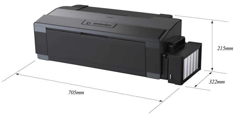 Принтер ink color A3 Epson EcoTank L1300 17_30 ppm USB 4 inks (C11CD81402) фото