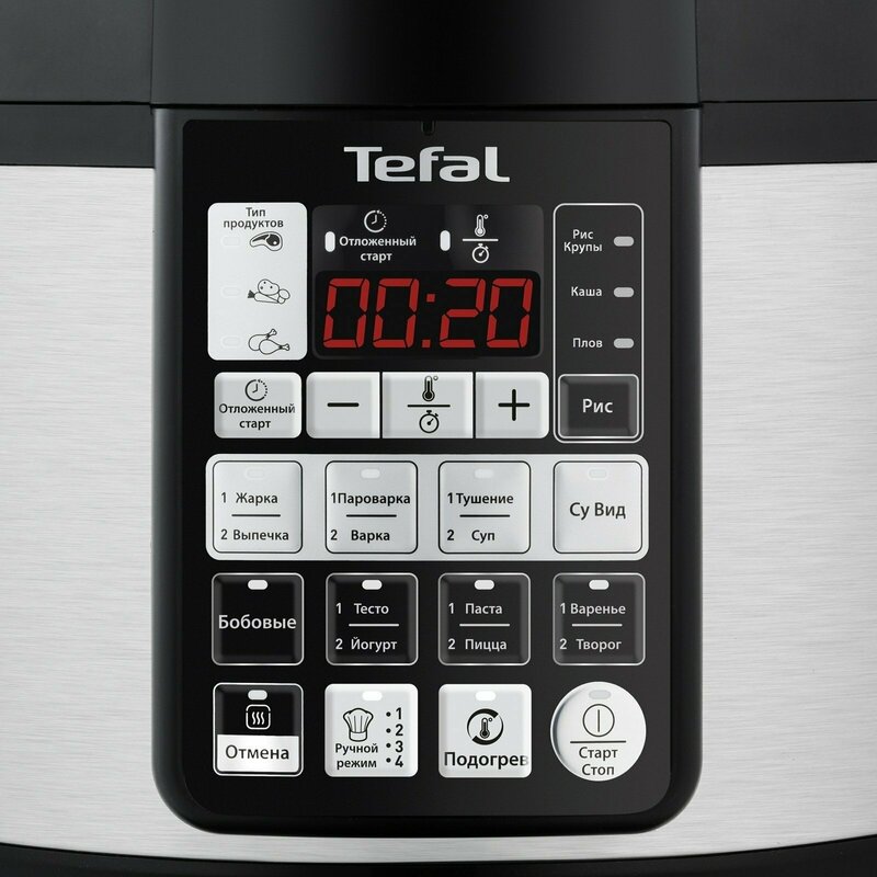 Мультиварка - скороварка Tefal CY621D34 - фото - №3