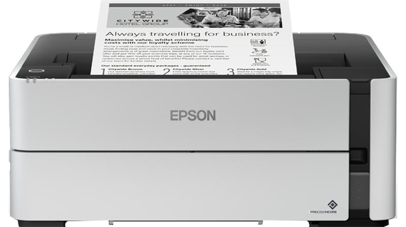 Принтер ink mono A4 Epson EcoTank M1140 39 ppm Duplex USB Pigment (C11CG26405) - фото - №2