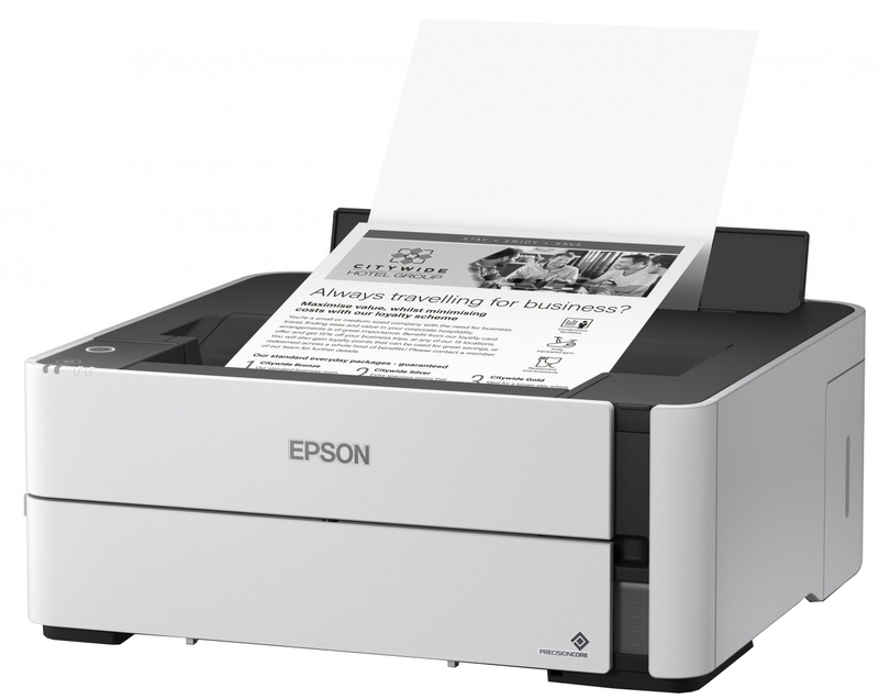 Принтер ink mono A4 Epson EcoTank M1140 39 ppm Duplex USB Pigment (C11CG26405) - фото - №0