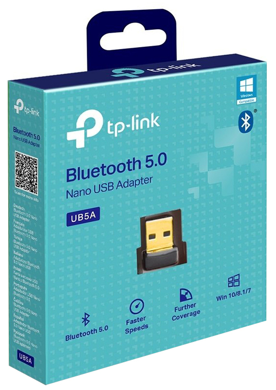 Адаптер Bluetooth TP-Link UB5A Nano BT 5.0 фото