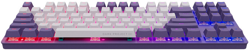 Клавіатура ігрова Dark Project KD87A Violet/Grey (DPO-KD-87A-400300-GMT) фото