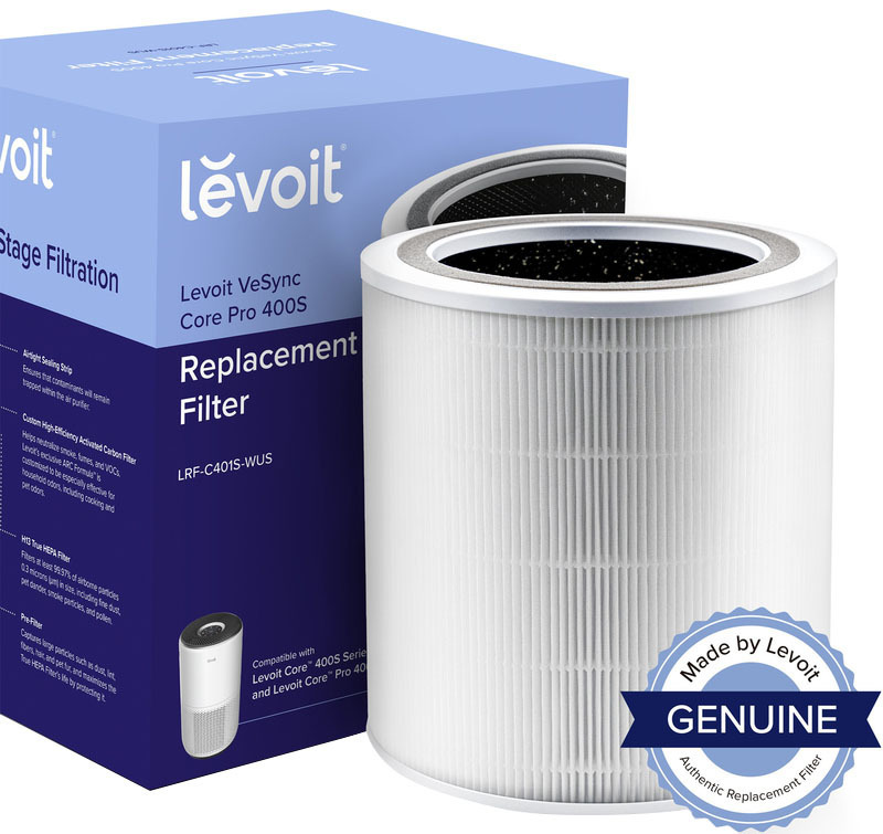 Фільтр для очищувача повітря Levoit Air Cleaner Filter Core 400S фото