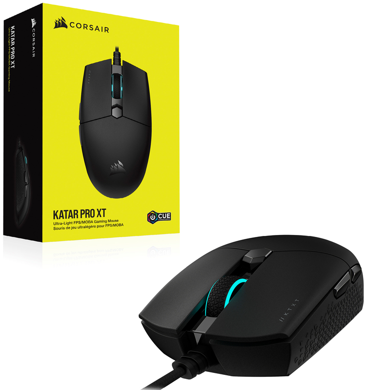 Ігрова комп'ютерна миша Corsair KATAR PRO XT (Black) CH-930C111-EU - фото - №5