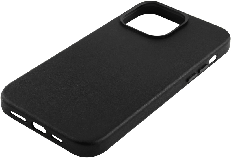 Чохол для iPhone 14 Pro Max WAVE Premium Leather MagSafe (Ink) фото