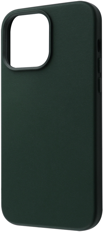 Чохол для iPhone 14 Pro Max WAVE Premium Leather MagSafe (Forest Green) фото