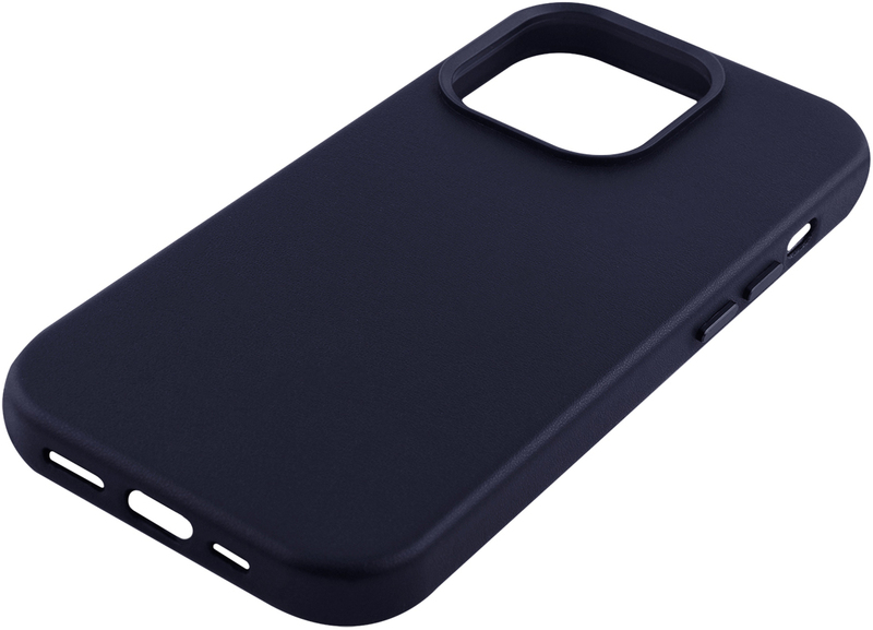 Чохол для iPhone 14 Pro WAVE Premium Leather MagSafe (Midnight) фото