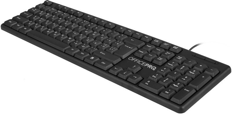 Клавіатура OfficePro SK166 (Black) фото