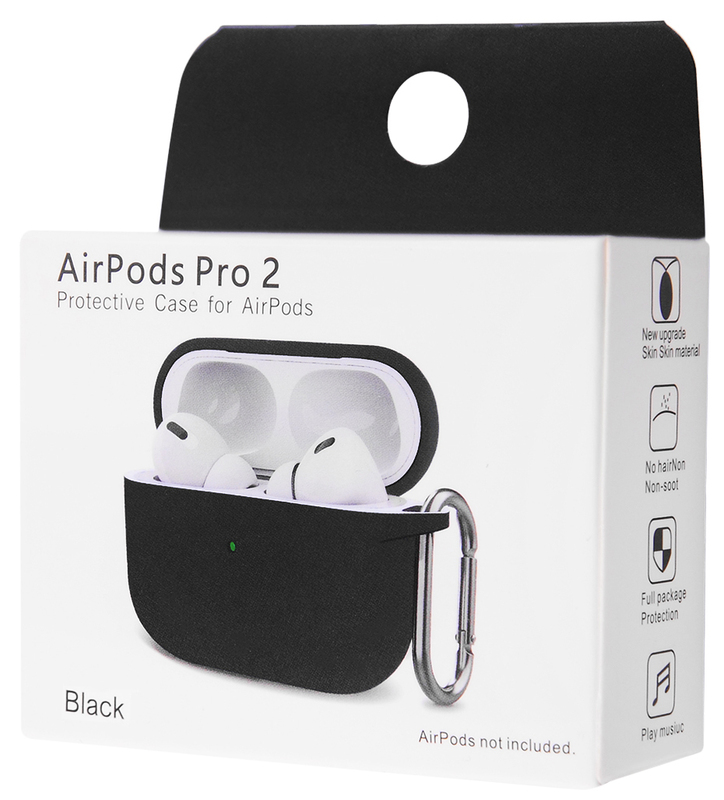 Чохол Silicone Case New for AirPods Pro 2 (Black) фото