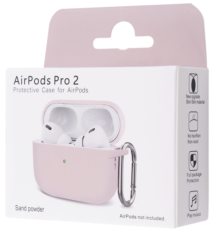 Чохол Silicone Case New for AirPods Pro 2 (Pink Sand) фото