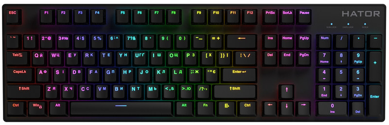 Ігрова клавіатура HATOR Starfall (HTK-598) фото