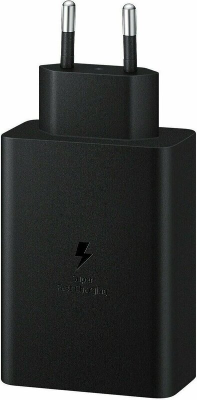 Ун. МЗП Samsung 2х Type-C + USB-A (EP-T6530NBEGRU) 65W чорний фото