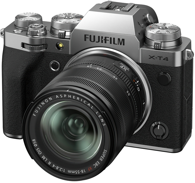 Фотоапарат Fujifilm X-T4 + XF 18-55mm F2.8-4 Kit Silver фото